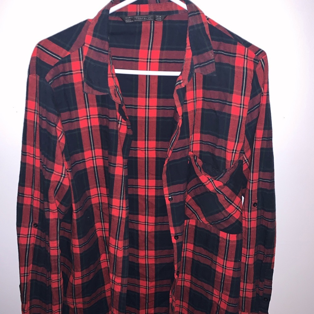 Plaid Button-Up